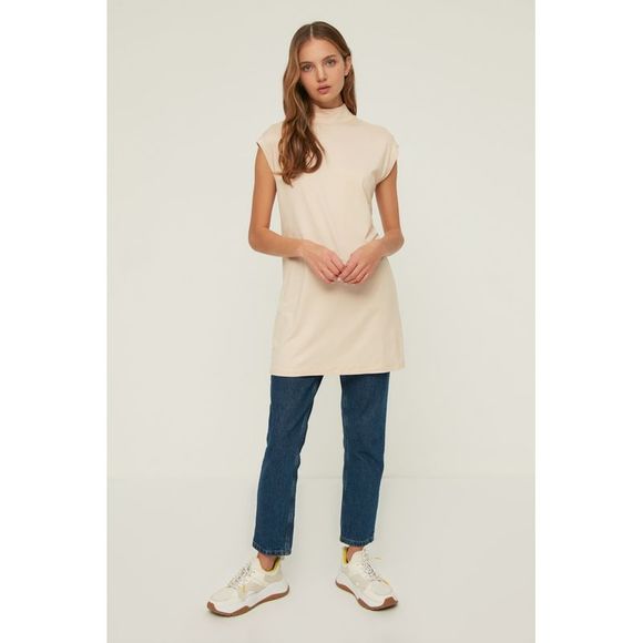 NWT Trendyol Tunic Navy blue Fitted - Picture 3 of 9